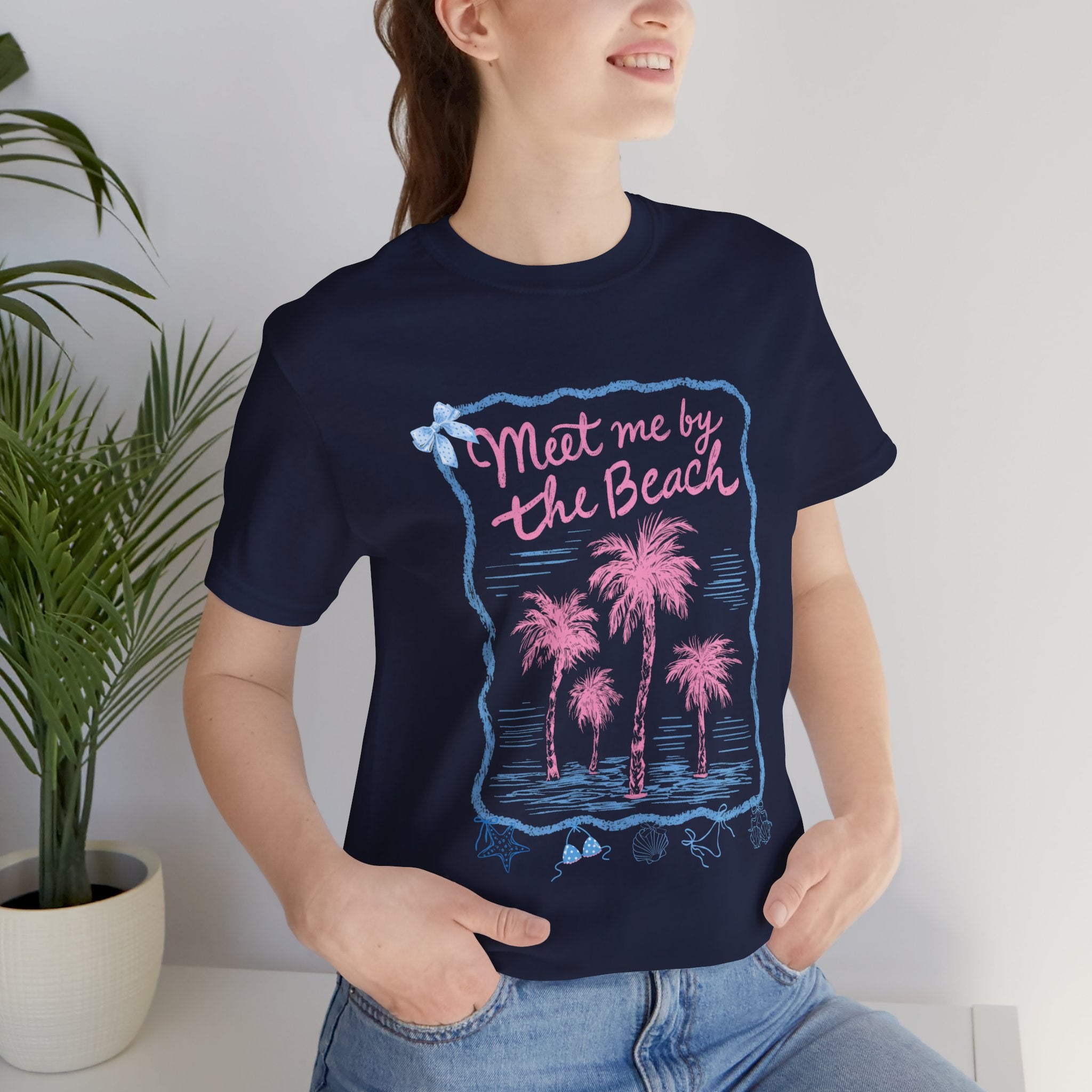 Meet Me at the Beach T-Shirt — Casual Beach Tee