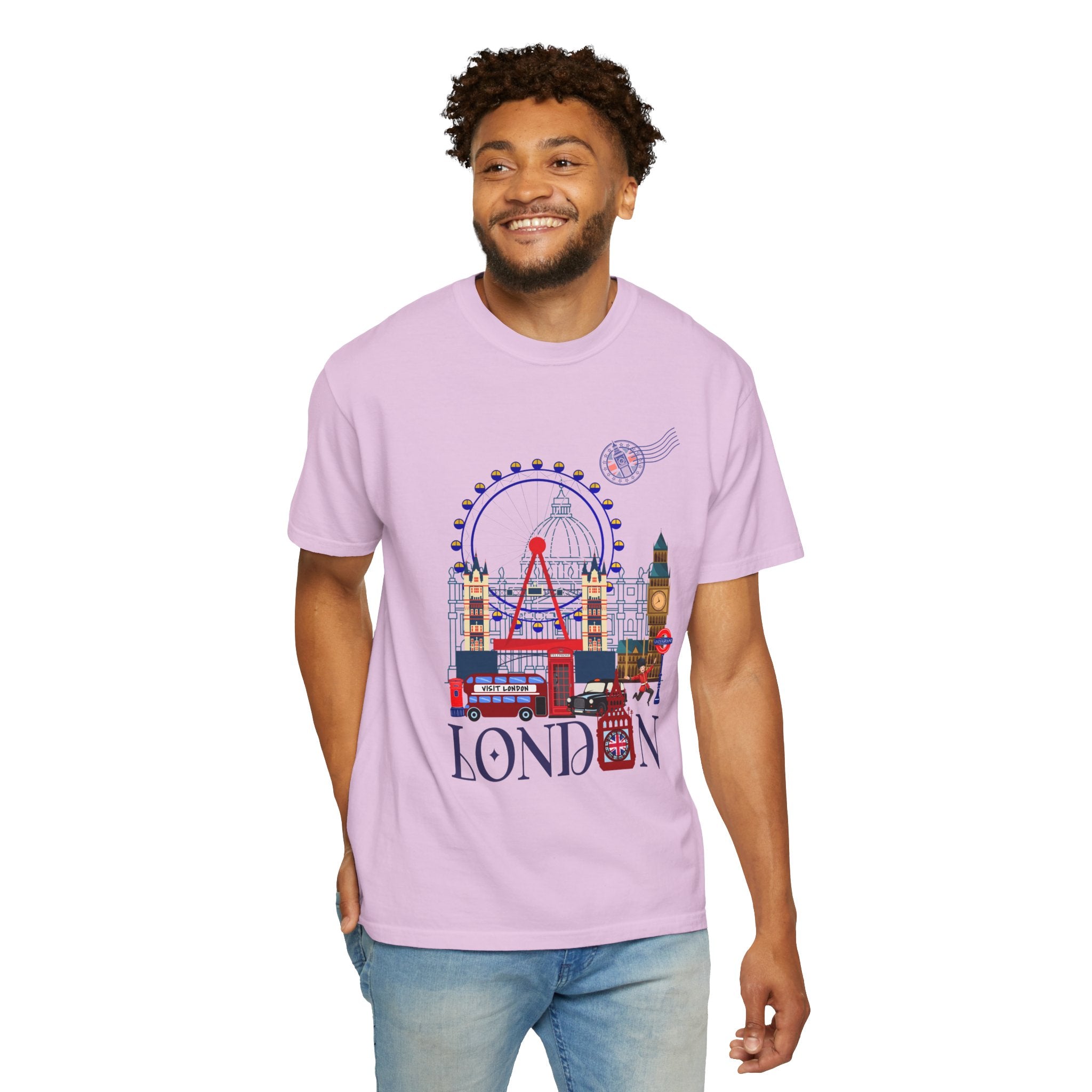 London Theme T-Shirt — Vintage London City Graphic Tee