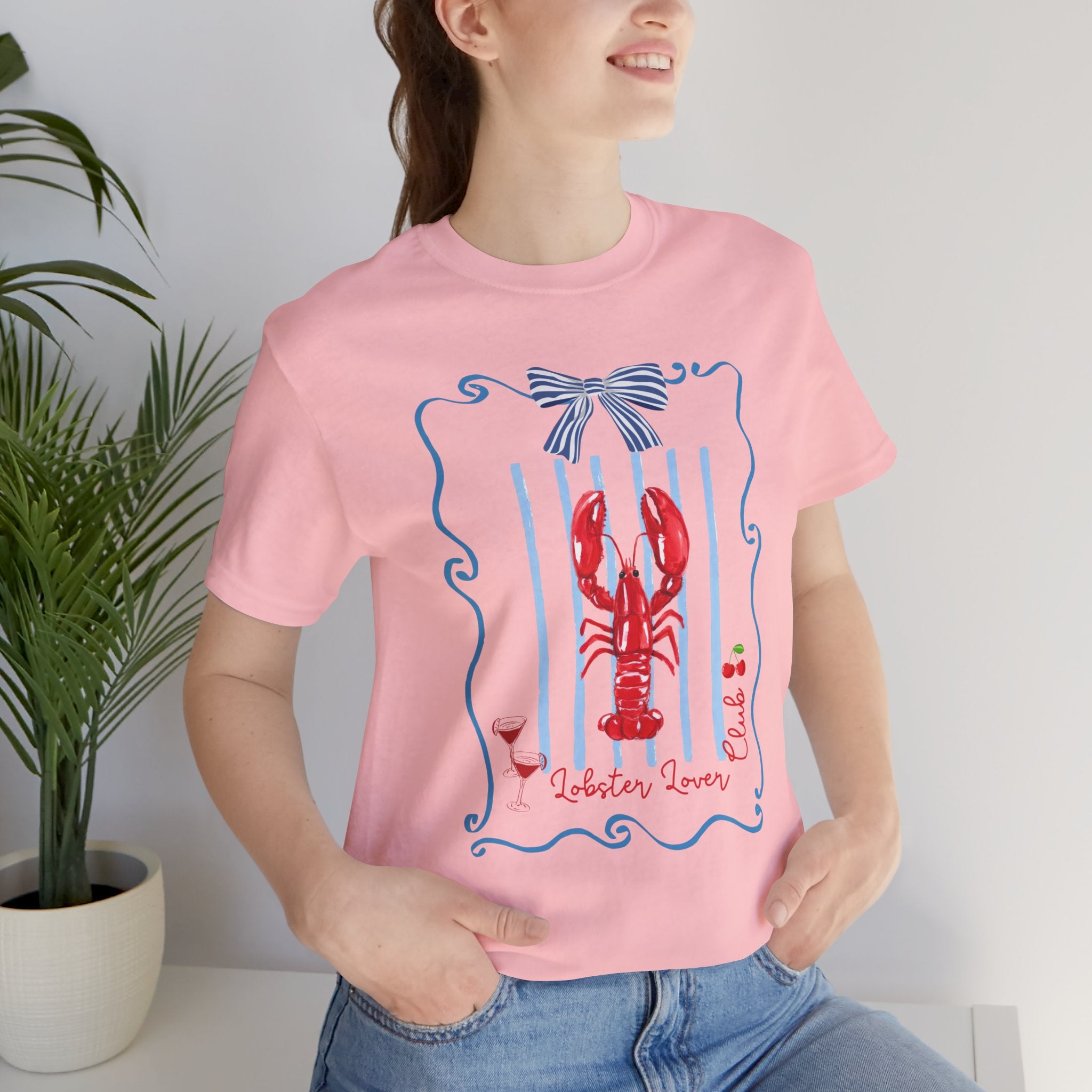 Lobster Club Tee — Casual Short-Sleeve Shirt for Seafood Lovers