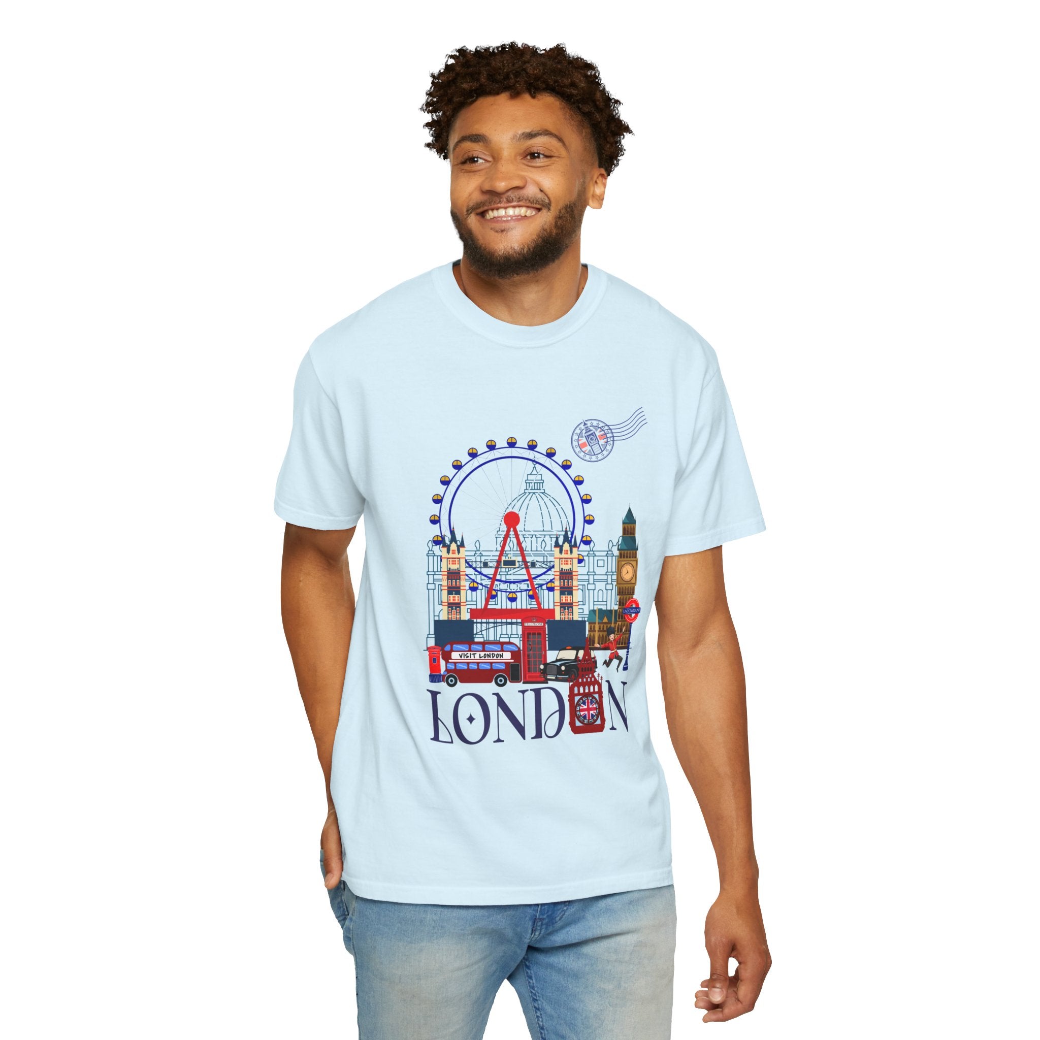 London Theme T-Shirt — Vintage London City Graphic Tee