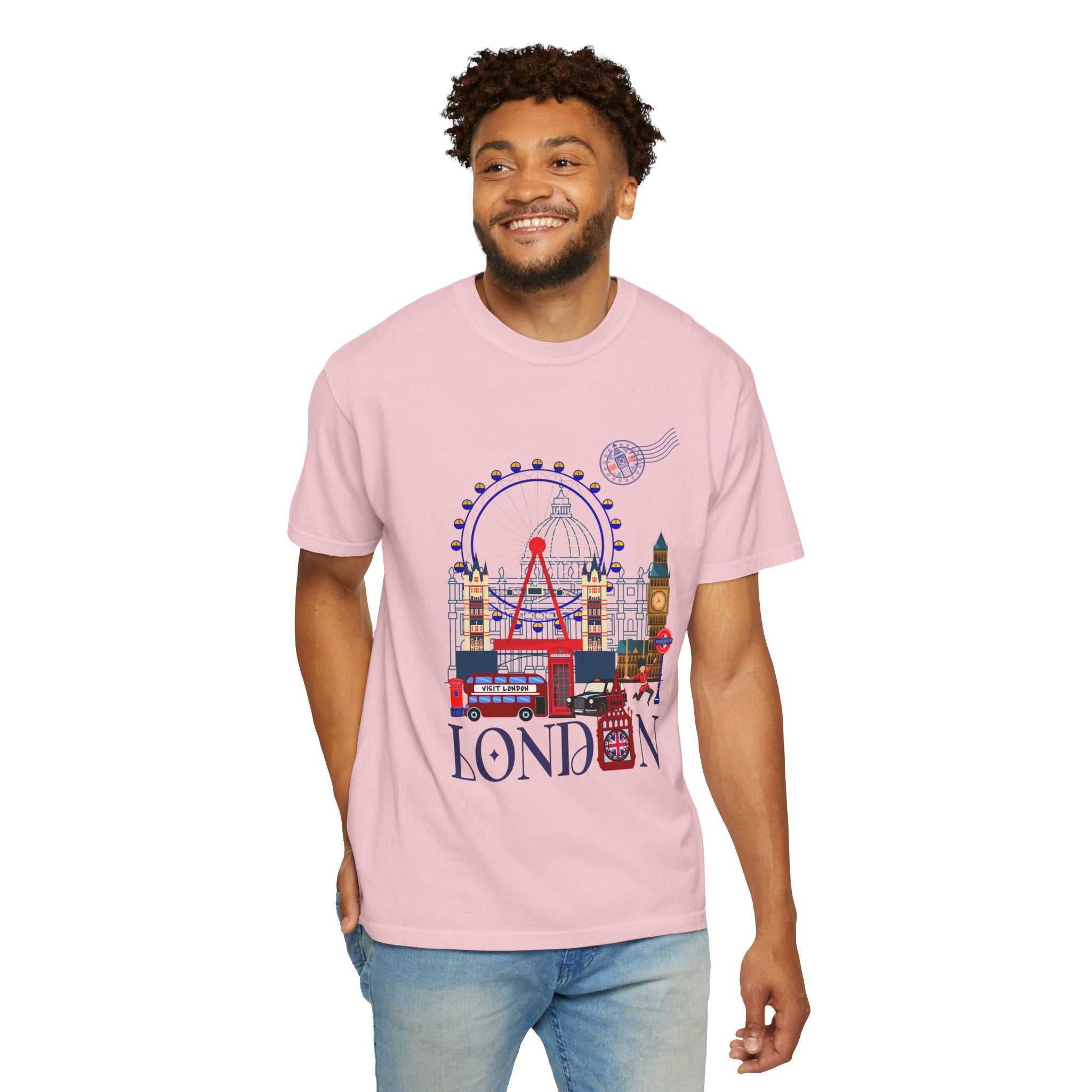 London Theme T-Shirt — Vintage London City Graphic Tee