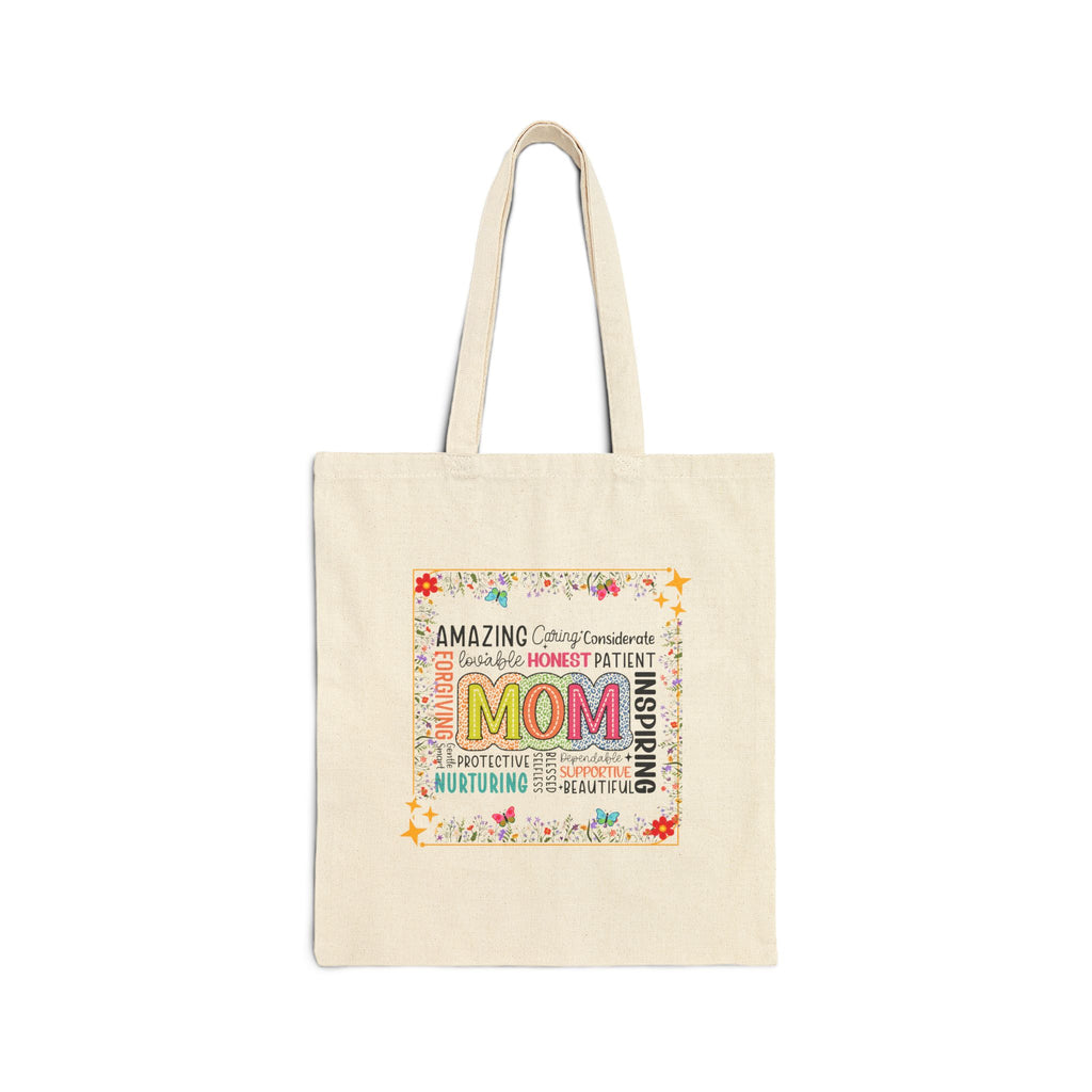 Amazing MOM Cotton Canvas Tote Bag — Mother’s Day Gift Tote