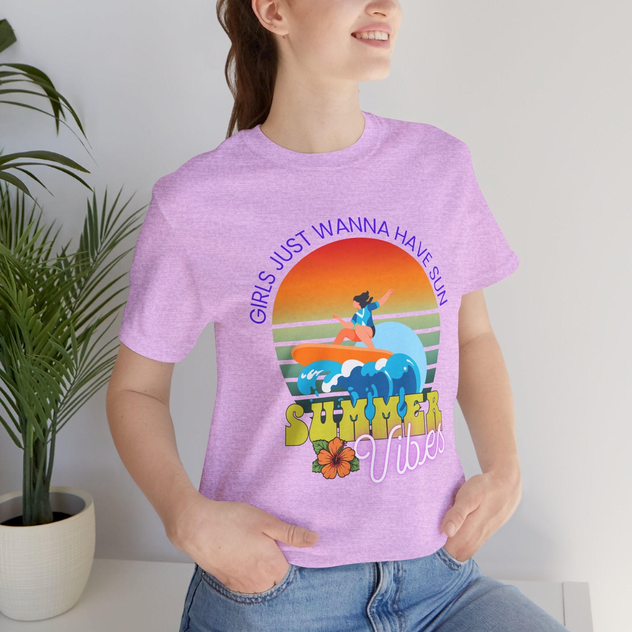 Girls Just Wanna Have Sun T-Shirt — Beachy Summer Graphic Tee