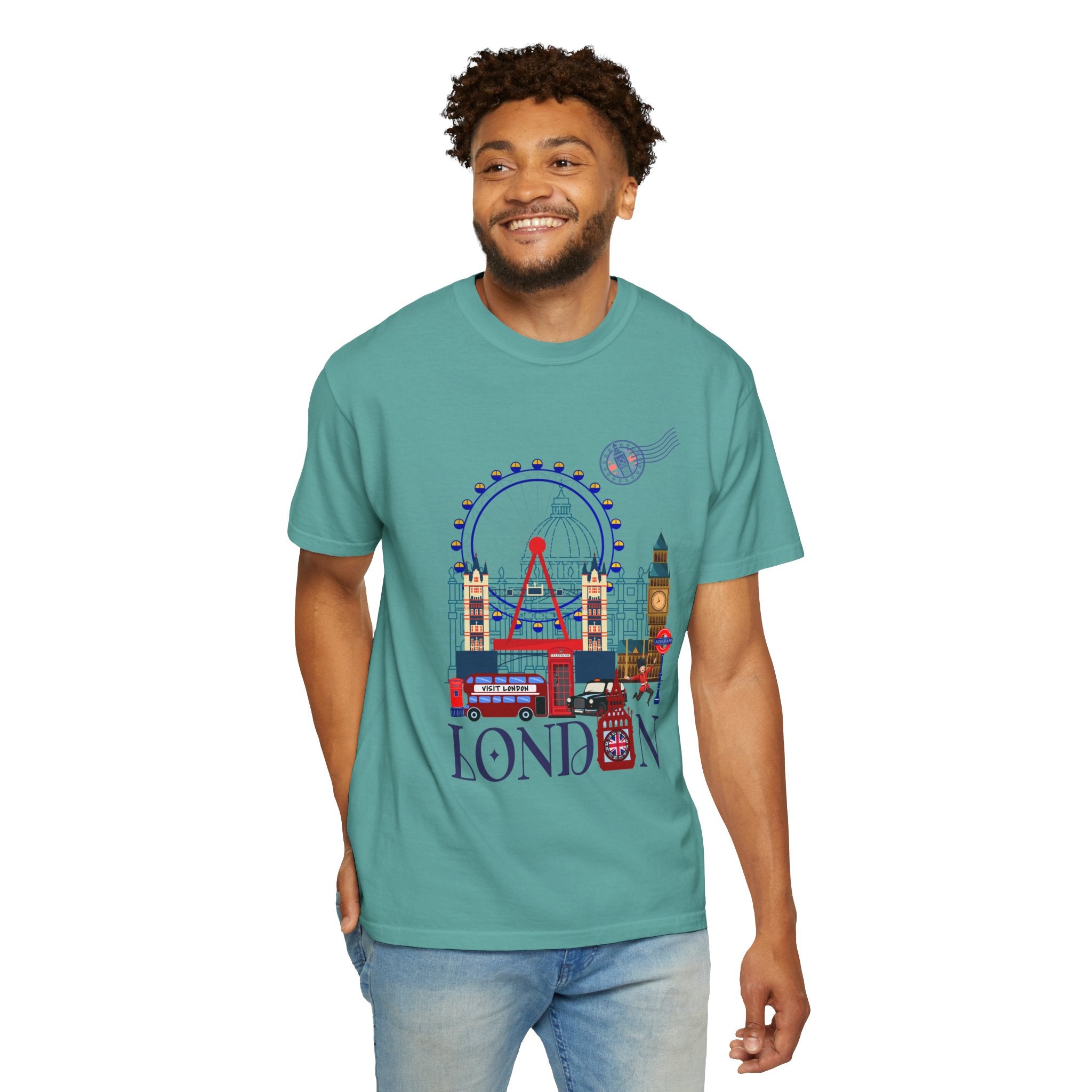 London Theme T-Shirt — Vintage London City Graphic Tee