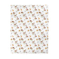 Deer Friends Microfiber Duvet Cover — Whimsical Woodland Kids Bedding