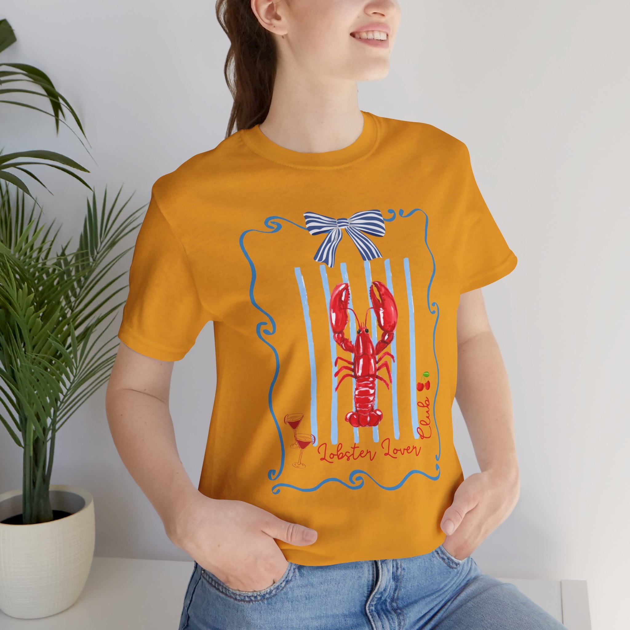 Lobster Club Tee — Casual Short-Sleeve Shirt for Seafood Lovers