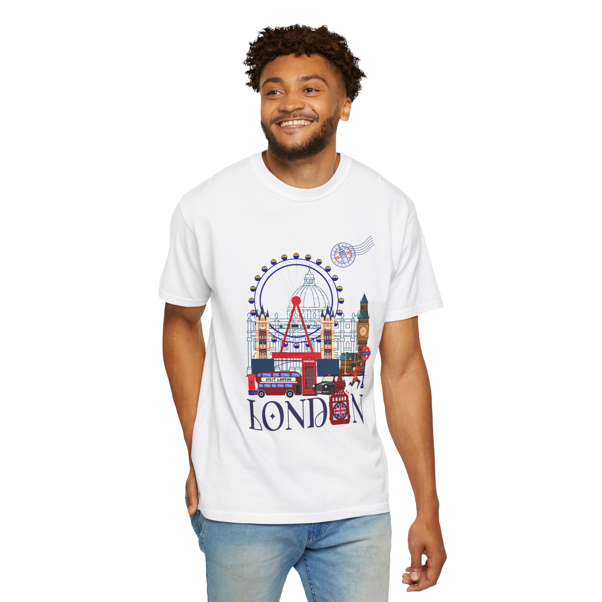London Theme T-Shirt — Vintage London City Graphic Tee