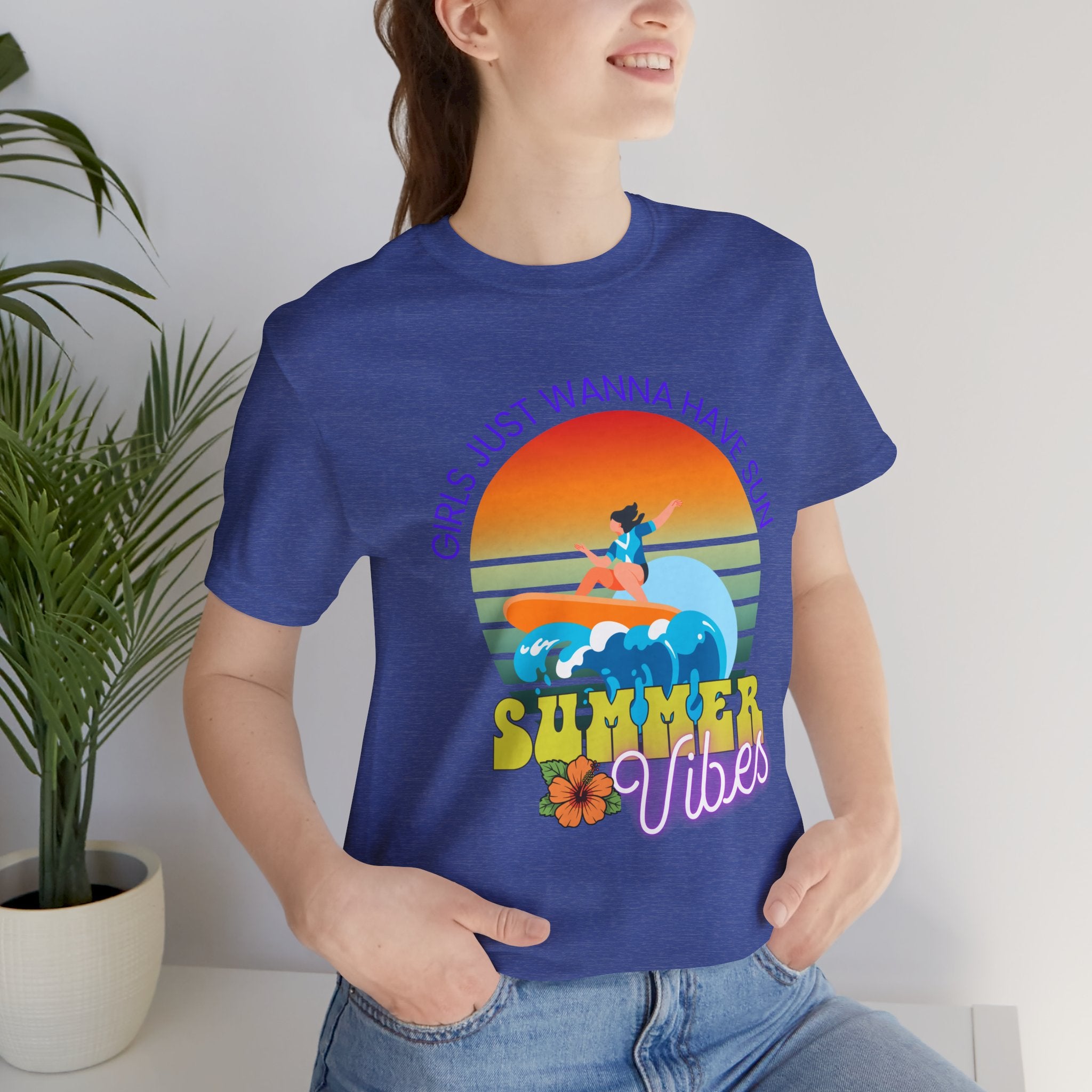 Girls Just Wanna Have Sun T-Shirt — Beachy Summer Graphic Tee