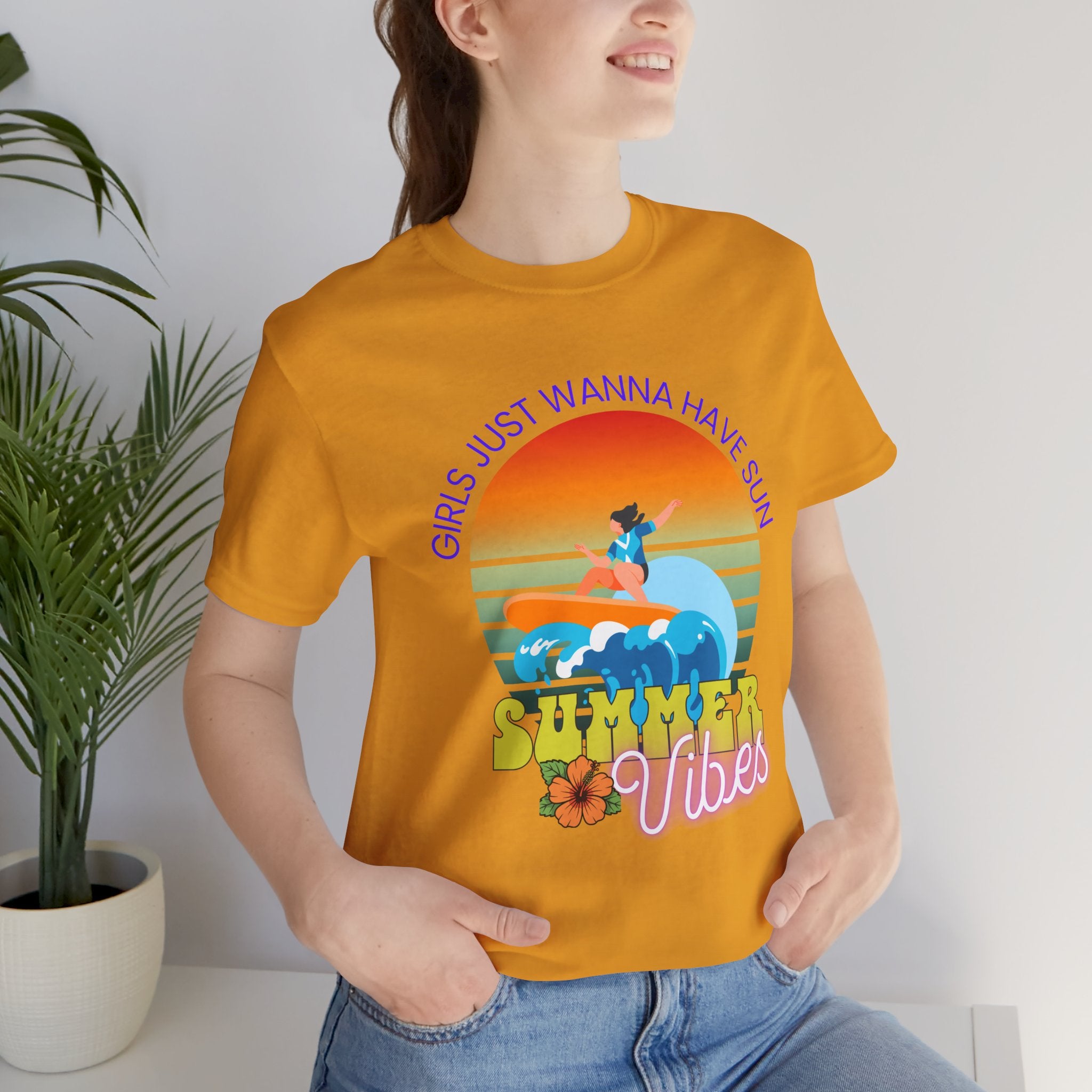 Girls Just Wanna Have Sun T-Shirt — Beachy Summer Graphic Tee