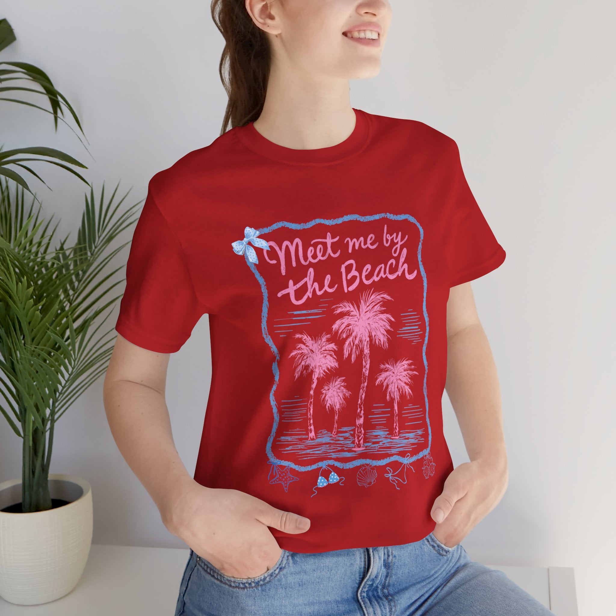 Meet Me at the Beach T-Shirt — Casual Beach Tee