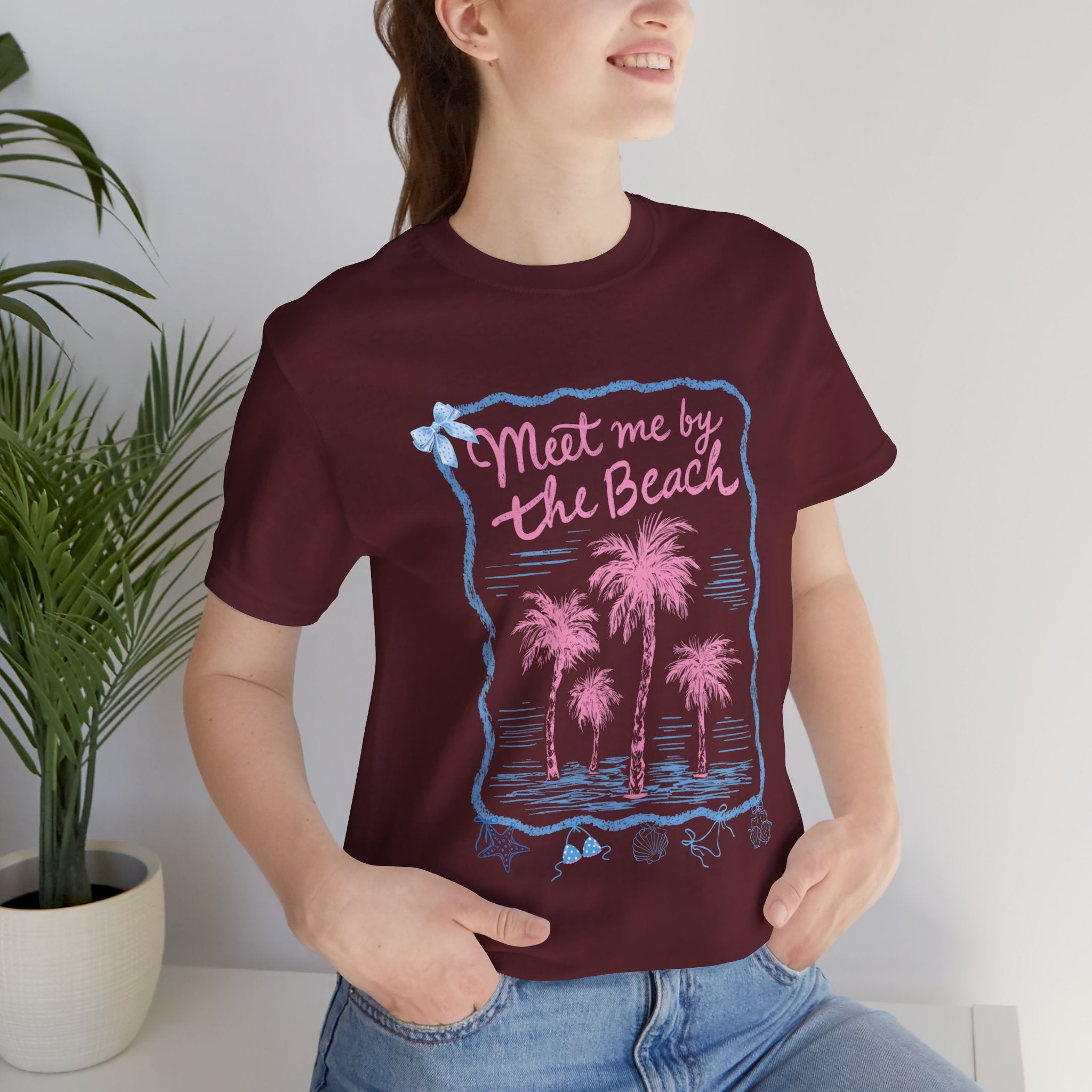 Meet Me at the Beach T-Shirt — Casual Beach Tee