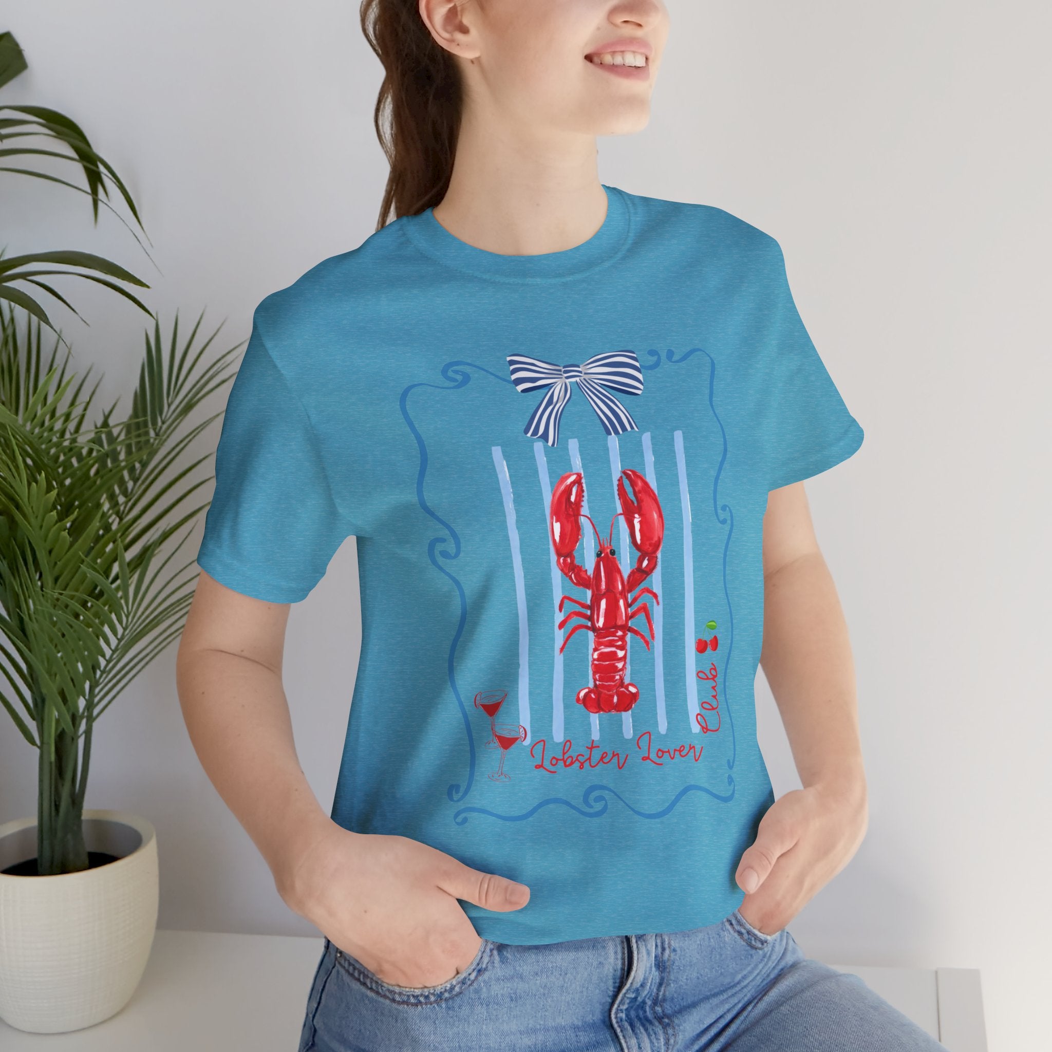 Lobster Club Tee — Casual Short-Sleeve Shirt for Seafood Lovers