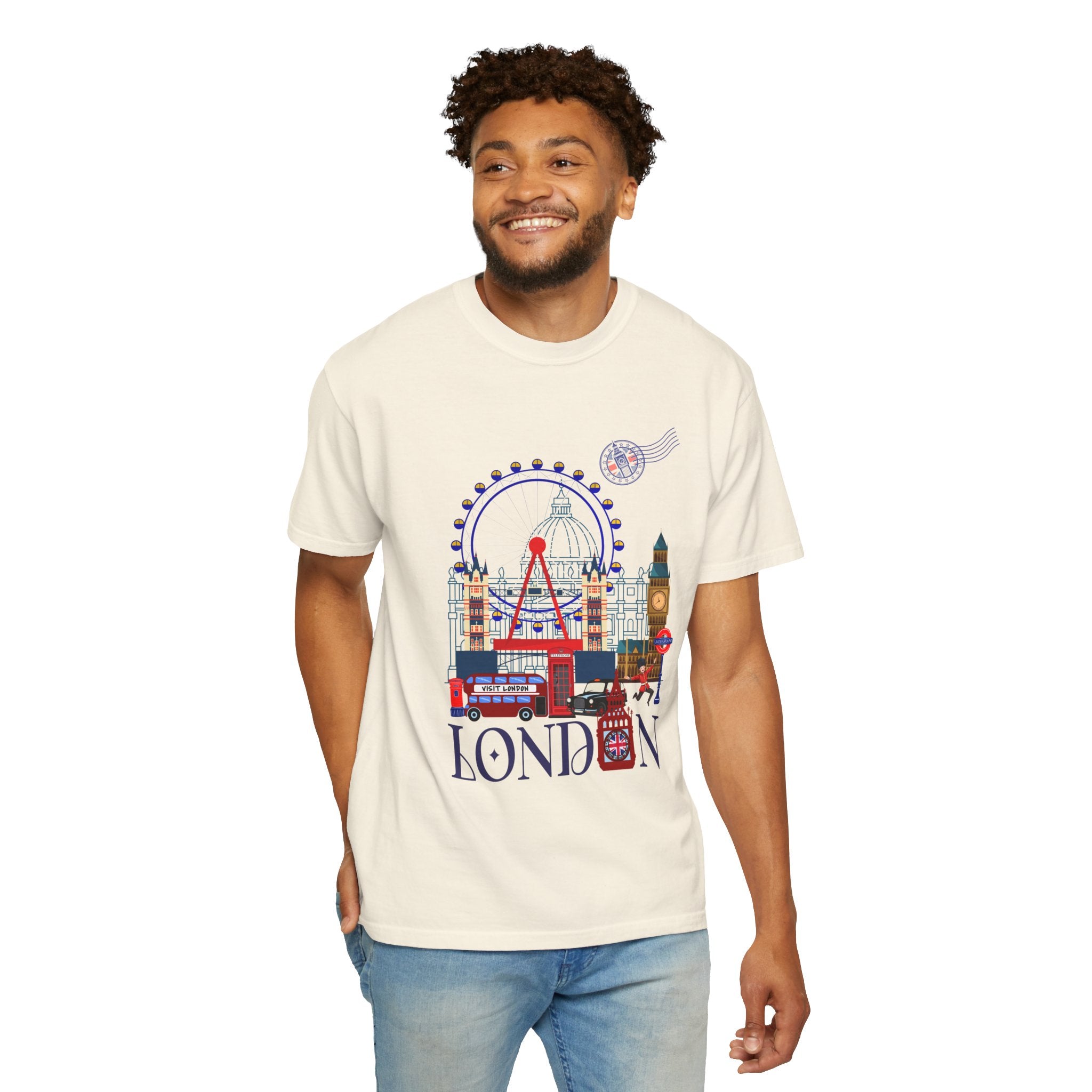 London Theme T-Shirt — Vintage London City Graphic Tee