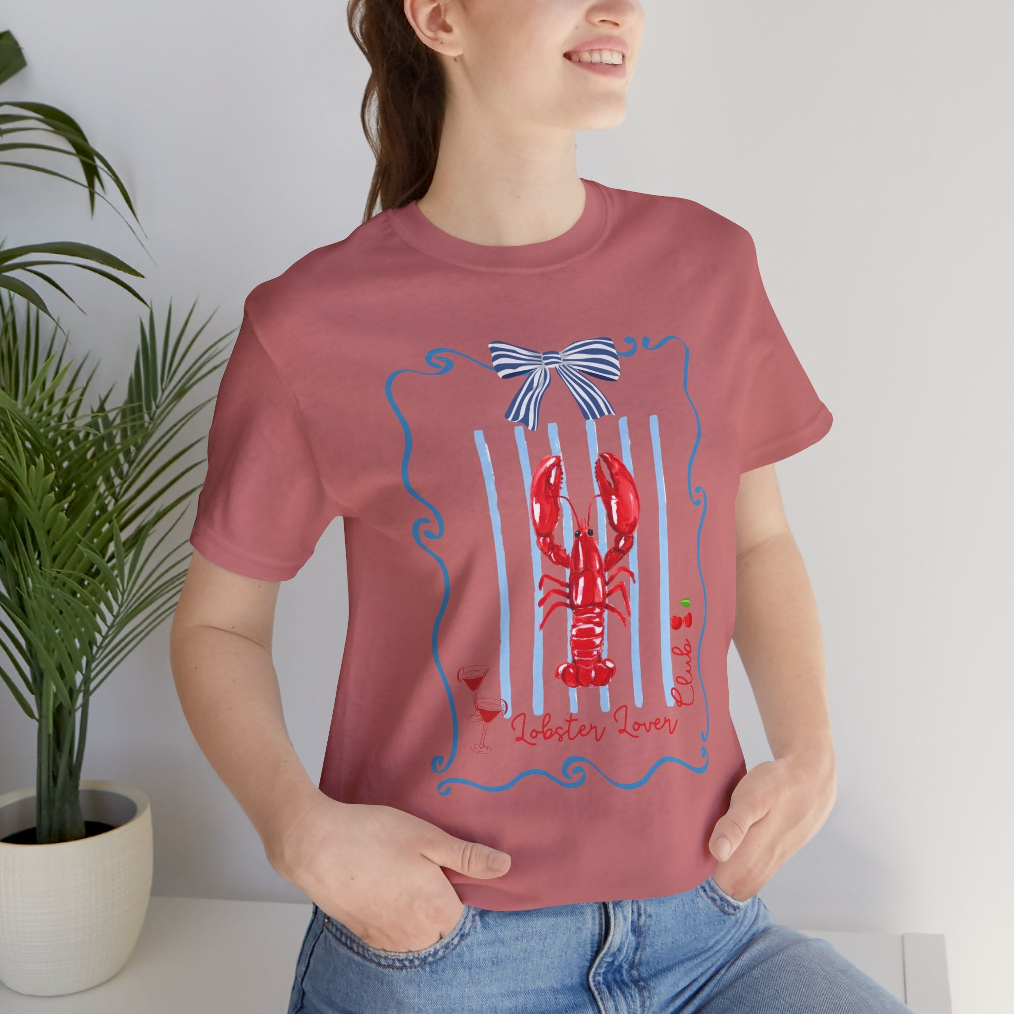 Lobster Club Tee — Casual Short-Sleeve Shirt for Seafood Lovers