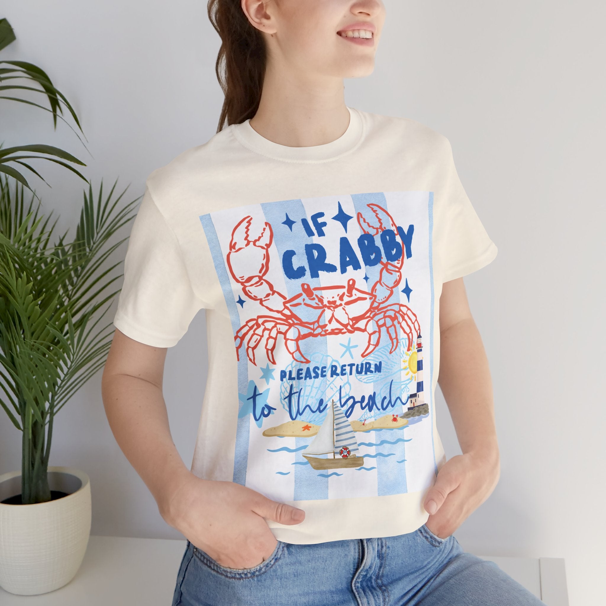 If Crabby Please Return to the Beach T-Shirt