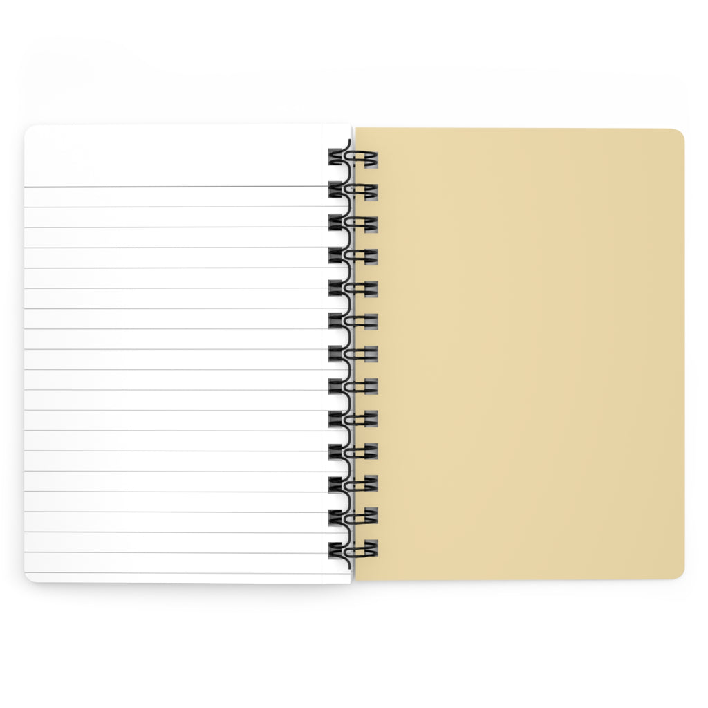 Spiral Journal — Pastel Blue Bow Plaid Notebook ("Journal")