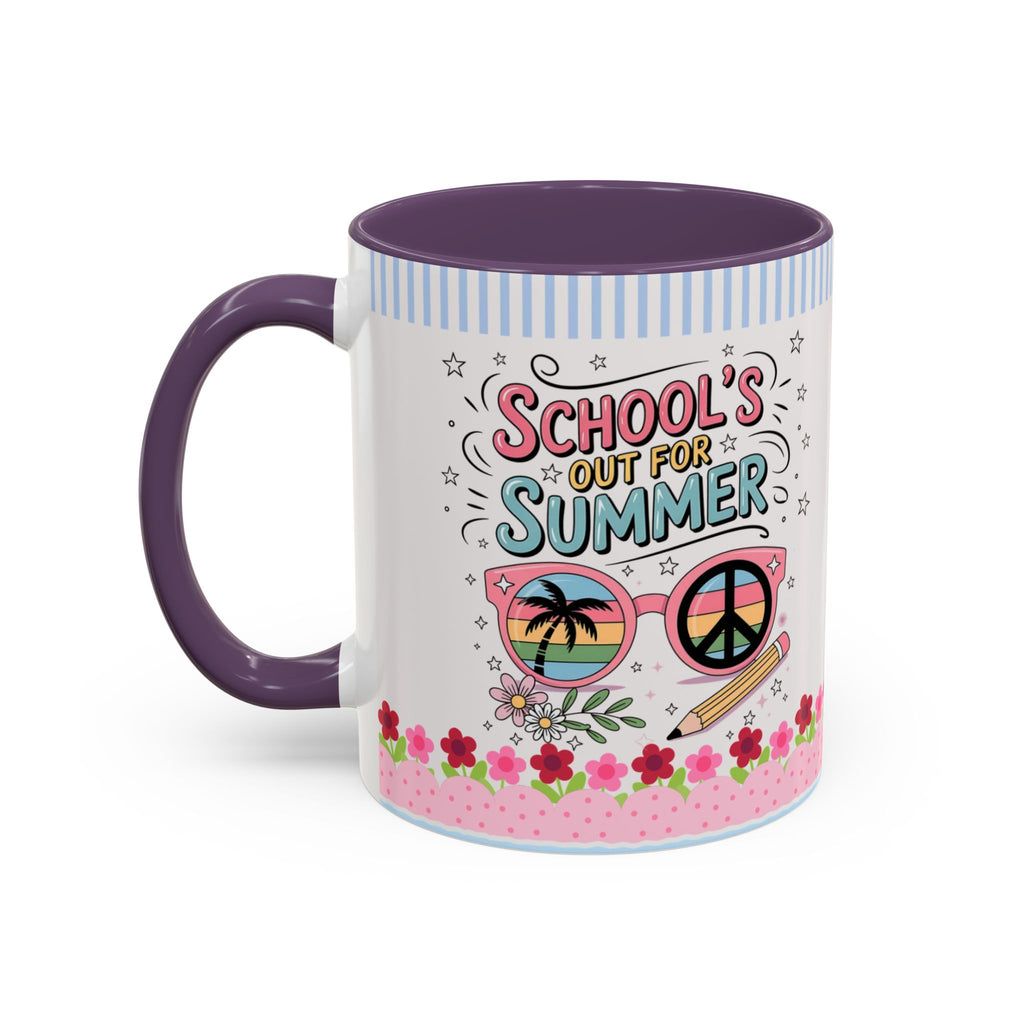 School Is Out for Summer Accent Coffee Mug — 11/15 oz