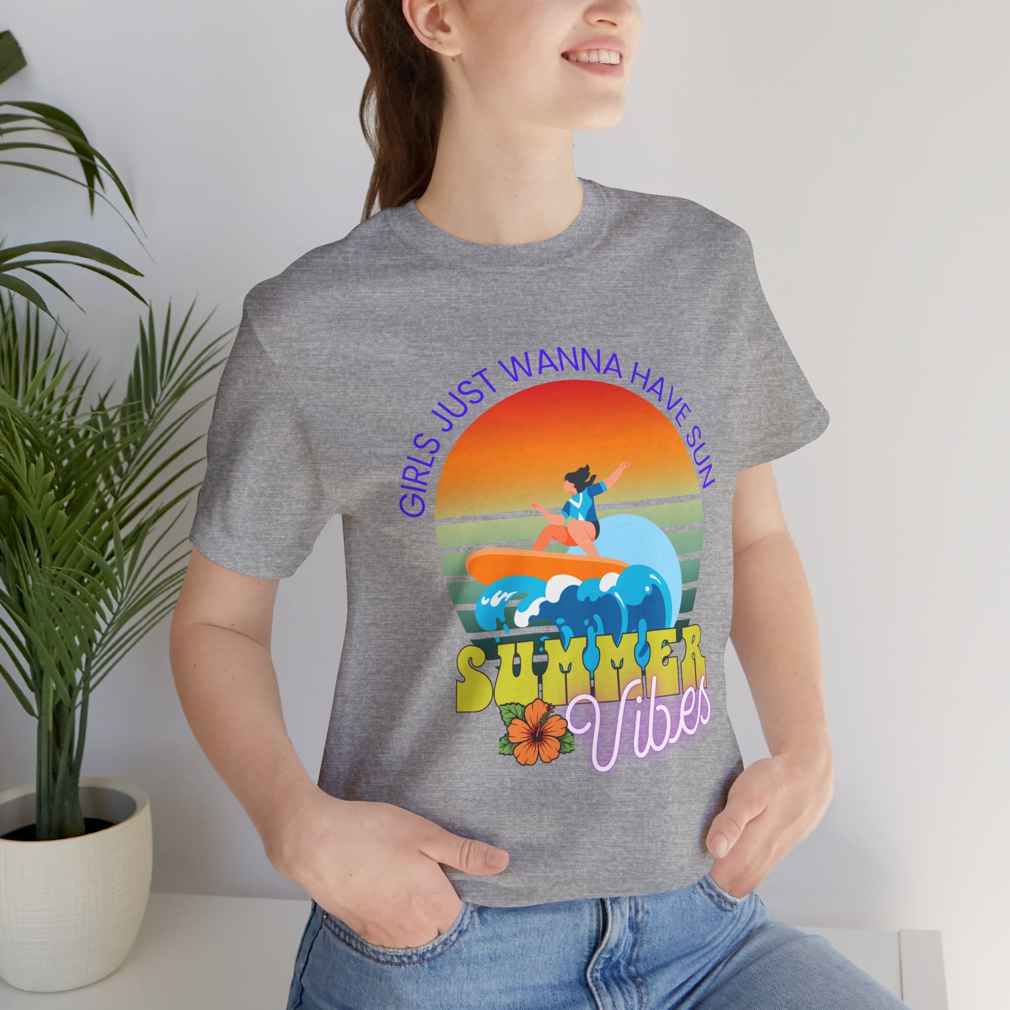 Girls Just Wanna Have Sun T-Shirt — Beachy Summer Graphic Tee
